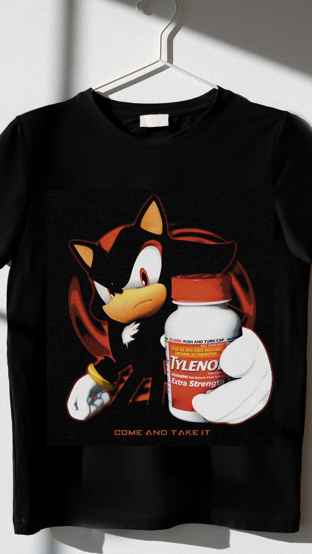 Shadow Tylenol Meme Tee - Come And Get It
