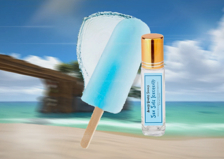 Across Worlds- Sea Salt Ice-Cream Perfume Oil Roll On 10mL